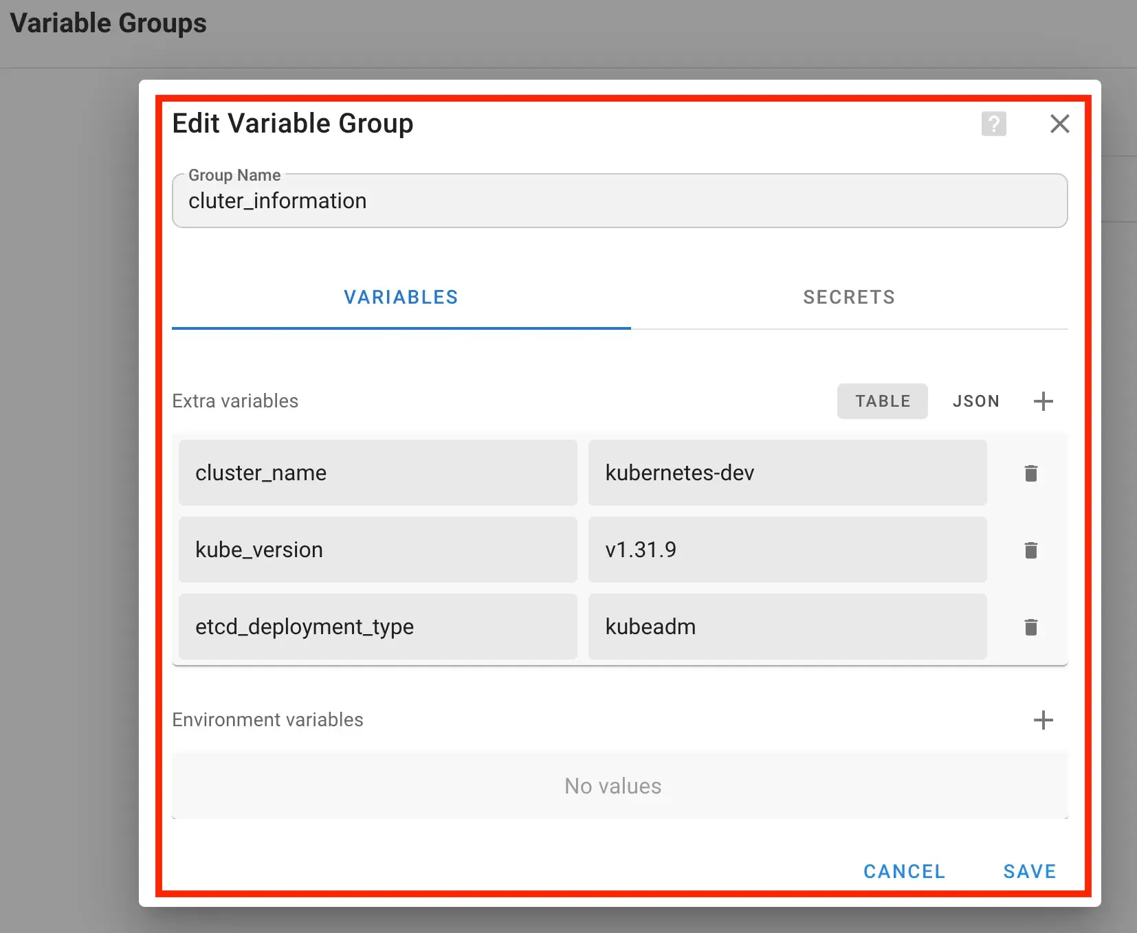 byamri.com - Create Variable