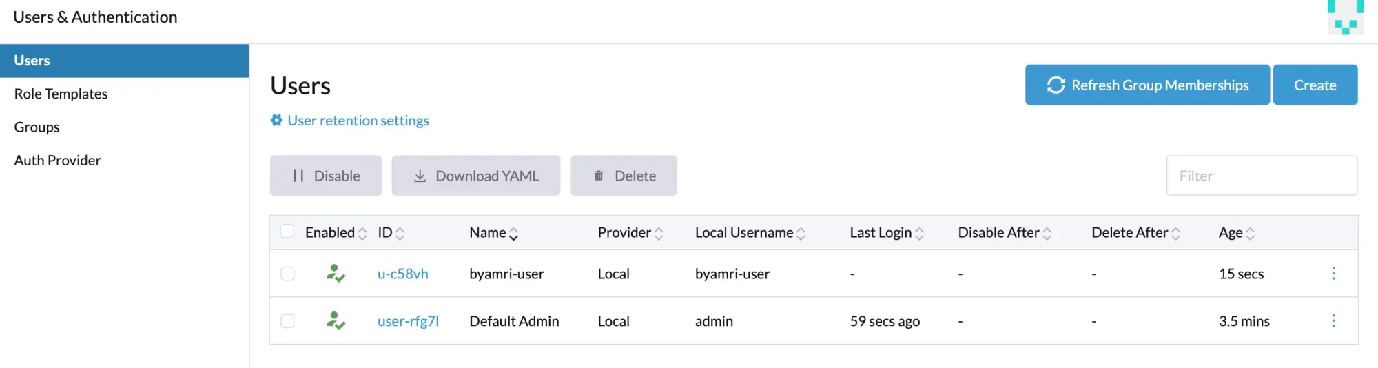 byamri.com | Create Users