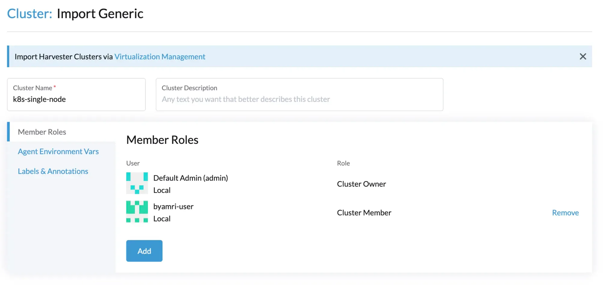 byamri.com | Import Clusters