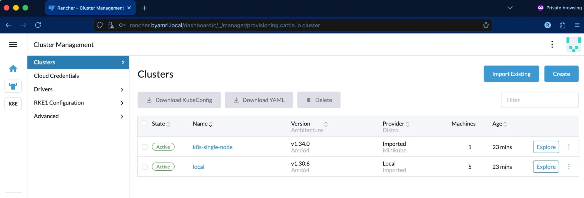byamri.com | Rancher Agent Active